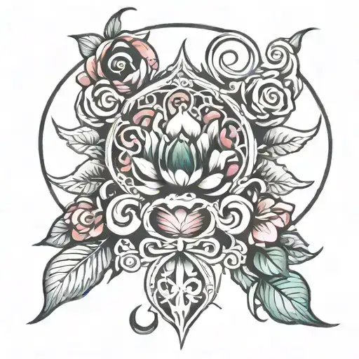 womb tattoo tattoo design idea