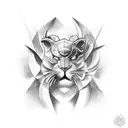 art deco tattoo design idea