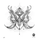 art deco tattoo design idea