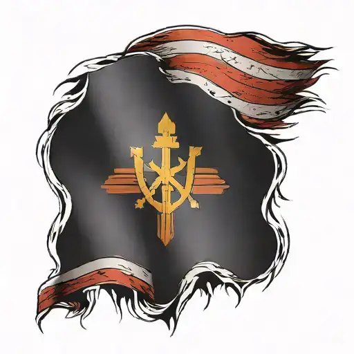armenian flag, education and christianity  tattoo design idea