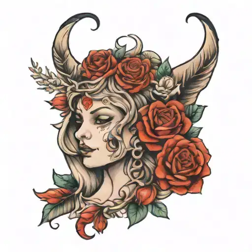 arete tattoo design idea