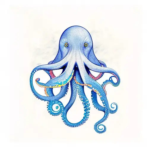 octopus sailing marine life salt life woman steong mother  tattoo design idea