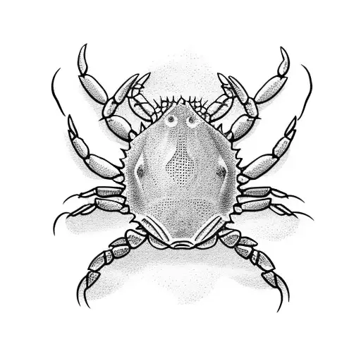 crab tattoo design idea