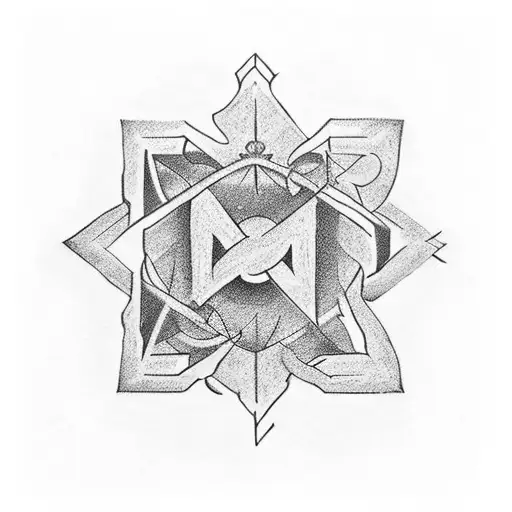 ruby and Roman numerals for 27 tattoo design idea