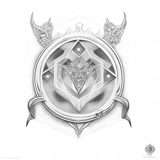 ruby and Roman numerals for 27 tattoo design idea