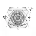 ruby and Roman numerals for 27 tattoo design idea