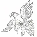 Incorporate the Seabee logo and eagle feathers into a sketch-style arm band tattoo for a unique and personalized design tattoo design idea