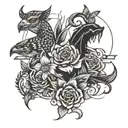 trio sibling tattoo tattoo design idea