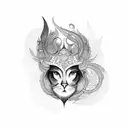 Shivani tattoo design idea