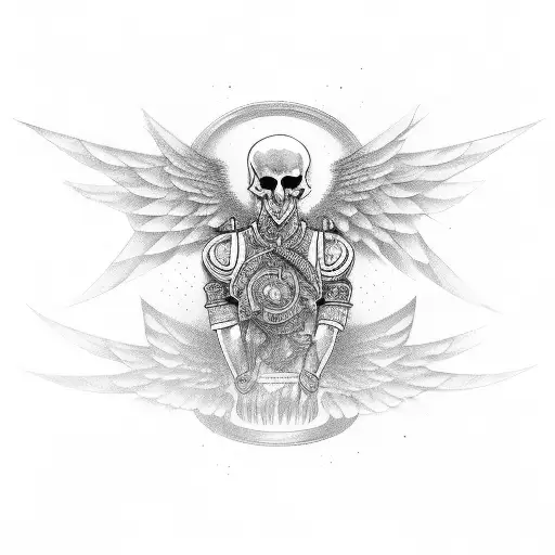 Angel Wings Tattoo Vector Art, Icons, and Graphics for Free Download