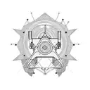 sewing machine tattoo design idea