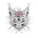 sewing machine tattoo design idea