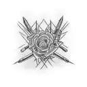 Barbed Wire tattoo design idea