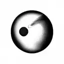 planets minimalist  tattoo design idea