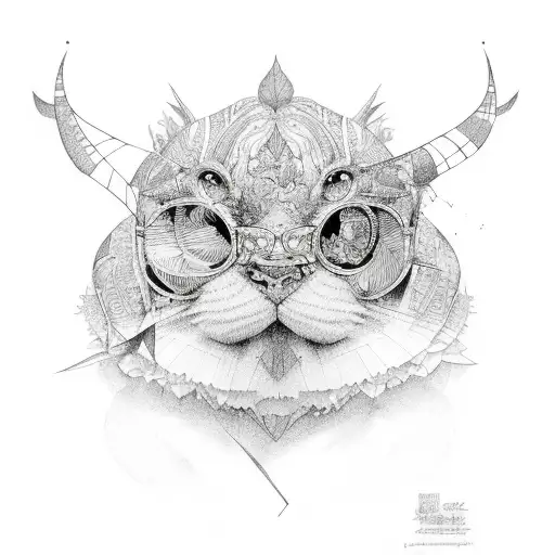 tropical empathy tattoo design idea