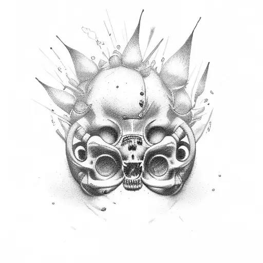 macaco punk fumando baseado  tattoo design idea