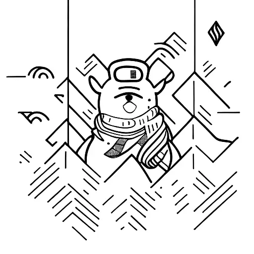 snowboard  tattoo design idea