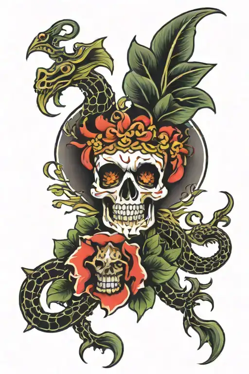 cajun tattoo design idea