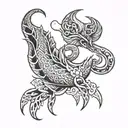 cajun tattoo design idea