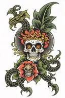 cajun tattoo design idea