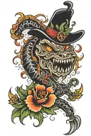 cajun tattoo design idea