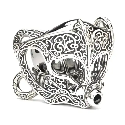 key locker infinity chastity cage tattoo design idea