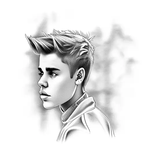justin bieber tattoo design idea