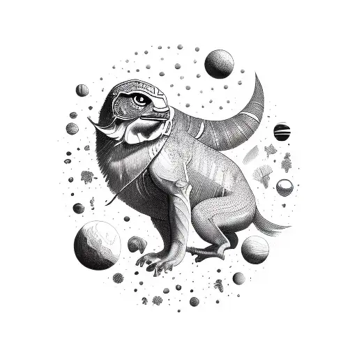 evolution of species from stars to present tattoo design idea