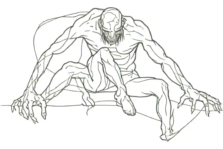 creeper on the calculus for men tattoo design idea