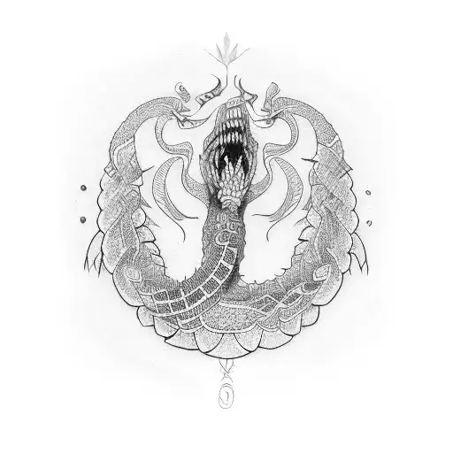 quetzalcoatl tattoo design idea