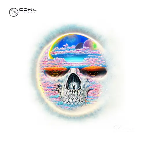 Lua com Sol tattoo design idea