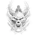 fear god tattoo design idea