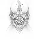 West Ham & James tattoo design idea