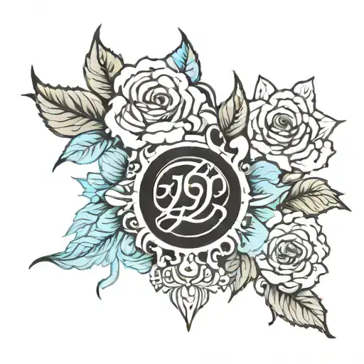 rip grandma tattoo design idea