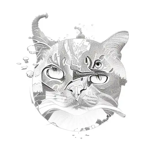 recovery from addiction, water, spirituality tattoo design idea