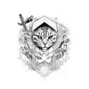 recovery from addiction, water, spirituality tattoo design idea