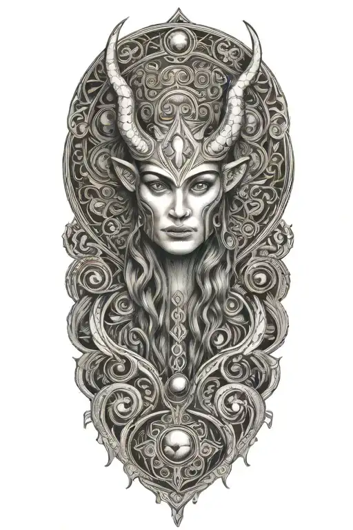 Loki Norse mythology tattoo tattoo design idea