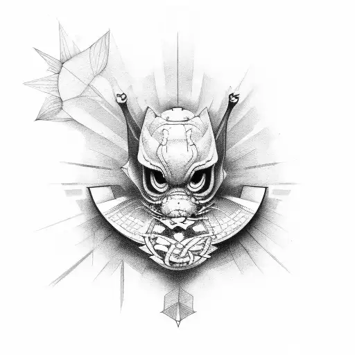 rubberhose  tattoo design idea