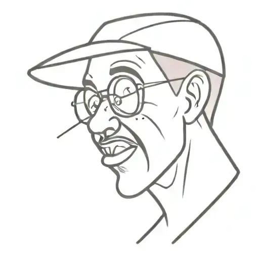 Funny man by Zach Bryan inspired tattoo design tattoo design idea