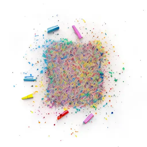 broken crayons  tattoo design idea