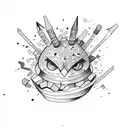 broken crayons still color tattoo design idea