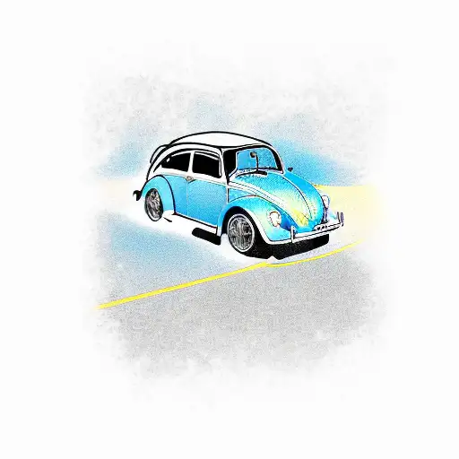 Volkswagen Beetle tattoo design idea