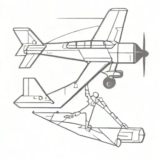 aircraft mechanic tattoo design idea