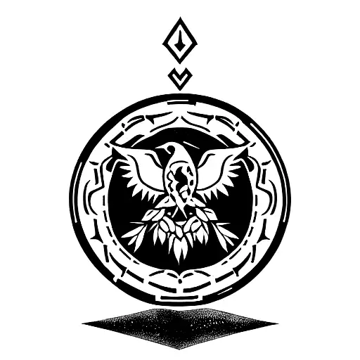 Ukraine seal tattoo design idea