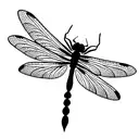 Dragonfly tattoo design idea