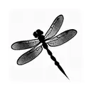 Dragonfly tattoo design idea