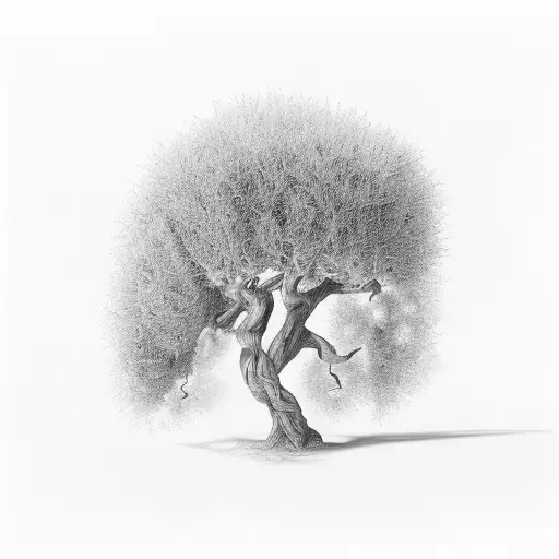 Olive Tree  tattoo design idea
