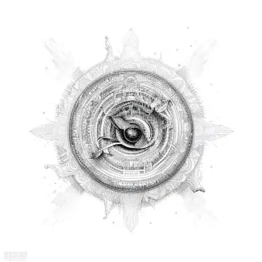 Balance karma  tattoo design idea