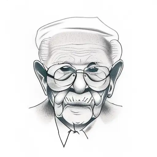 User Create a cool tattoo with a meaning of my grandpa who passed away. He was my number 1 fan for sports, we kayaked in tattoo design idea