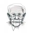 User Create a cool tattoo with a meaning of my grandpa who passed away. He was my number 1 fan for sports, we kayaked in tattoo design idea